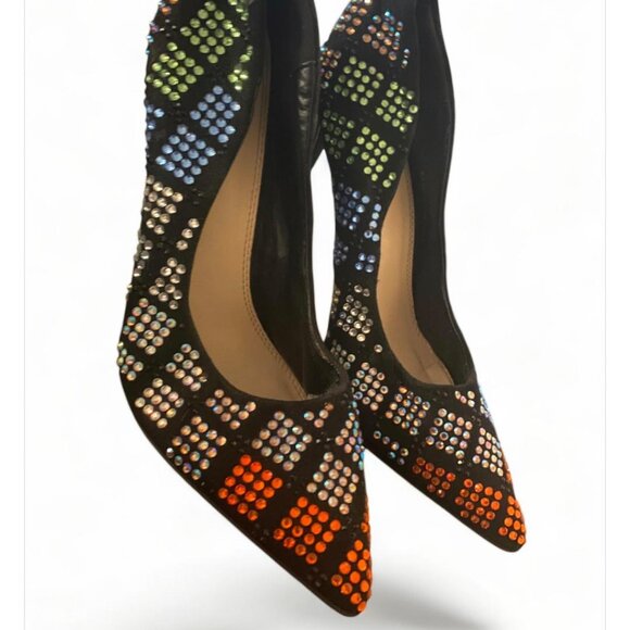 Vigo fiore multicolored rhinestone heels size 8.5 MSRP $99 - Picture 2 of 5